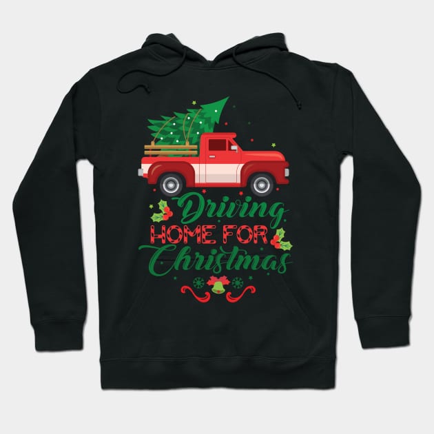 Driving home for Christmas Hoodie by Sapfo